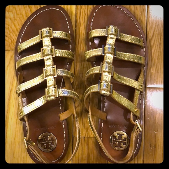 Tory Burch Shoes - Tory Burch Gold Sandals